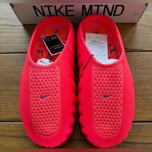 Size 13 - Nike Mind 001 Slides Solar Red - HQ4307-600